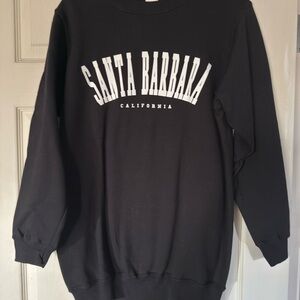 Black Santa Barbara Sweatshirt
